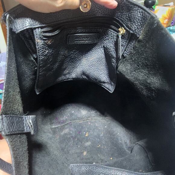 MICHAEL KORS GUC XL LEATHER BLACK ASHBERRY TOTE BAG A - Picture 7 of 8